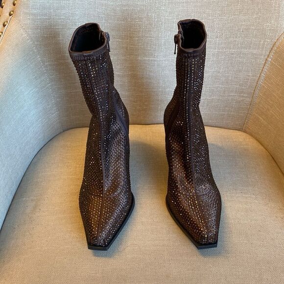 GB
Star-Crossed Rhinestone Stretch Western Booties - Picture 4 of 11